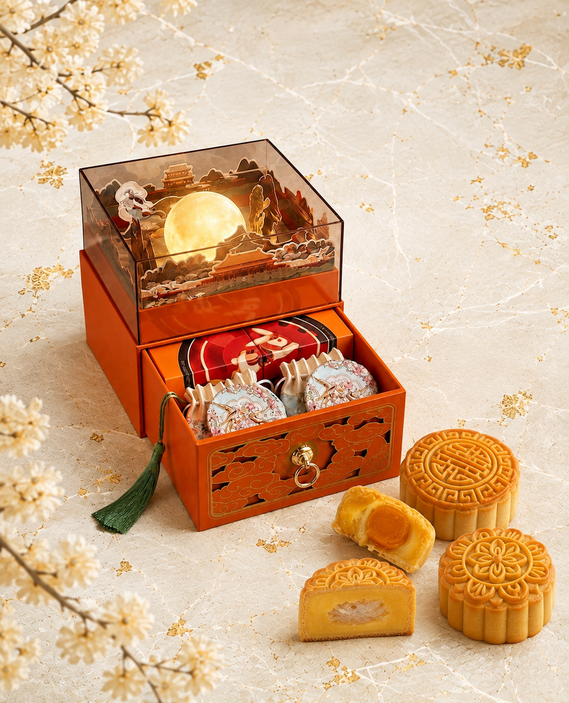 Mid-Autumn Mooncake Gift Set full presentation